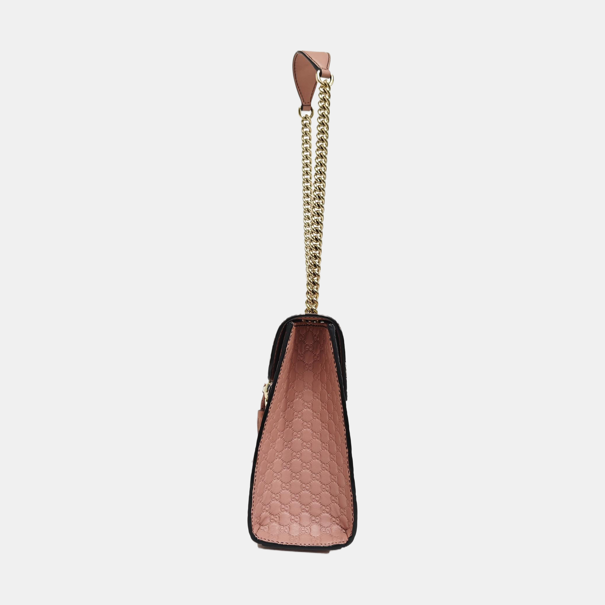 Emily Chain Monogram Calfskin Pink