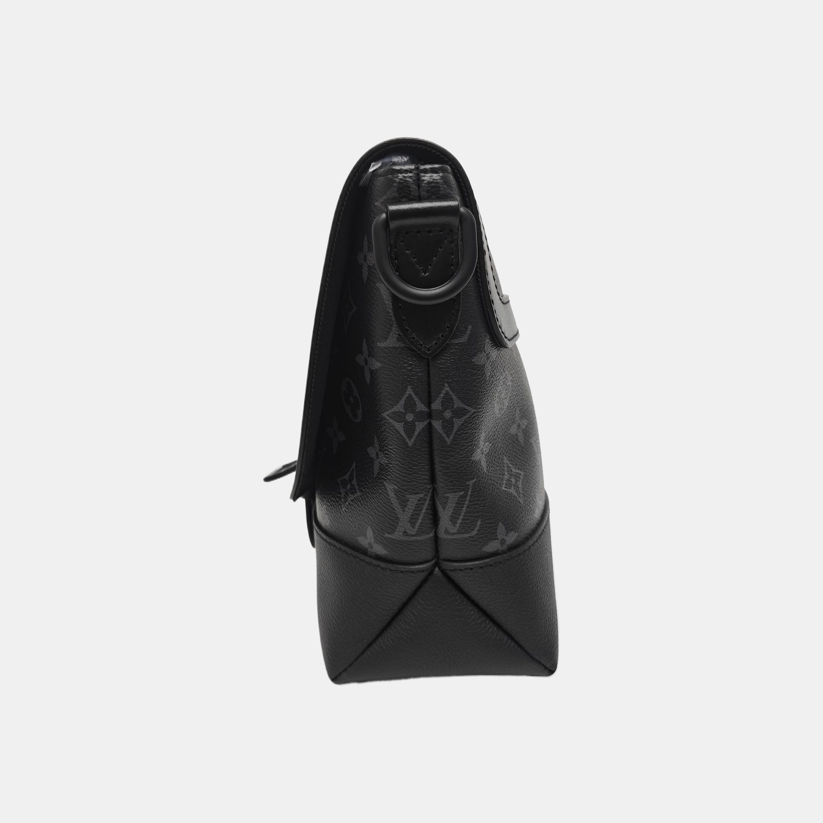 SAUMUR Monogram Coated Canvas Black