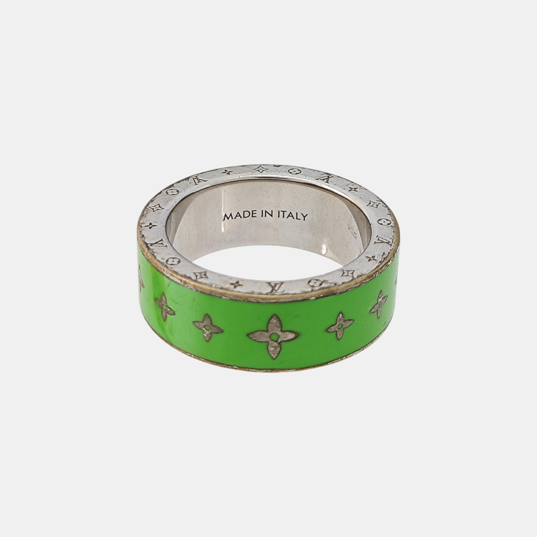 Metal Green Ring EU 61