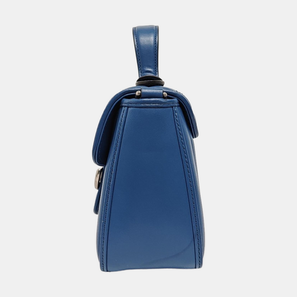 GG Marmont Mini Quilted Calfskin Blue