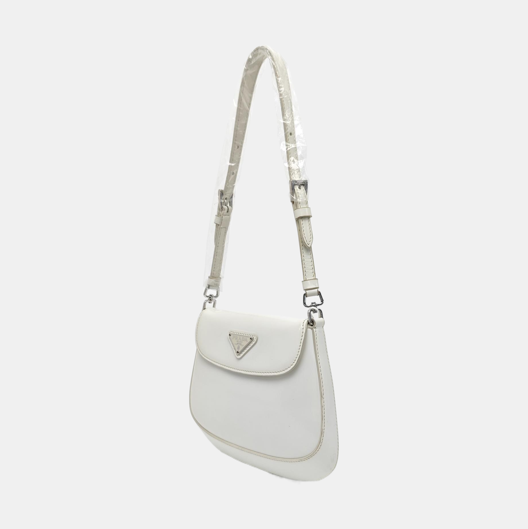 Cleo Mini Calfskin White