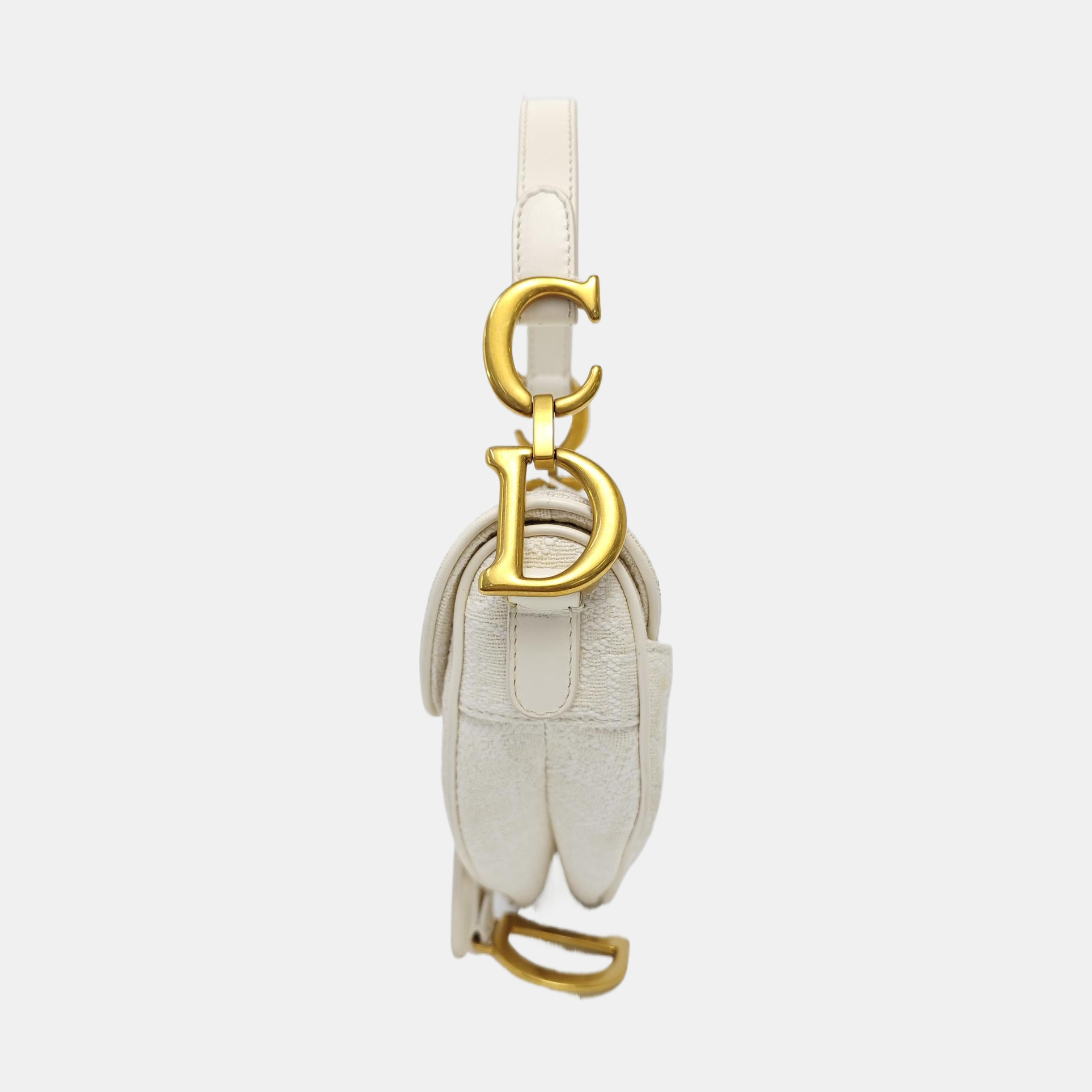 Saddle Mini Canvas White