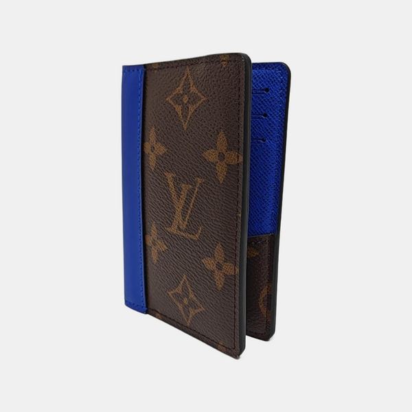 Monogram Coated Canvas Card Holder Brown