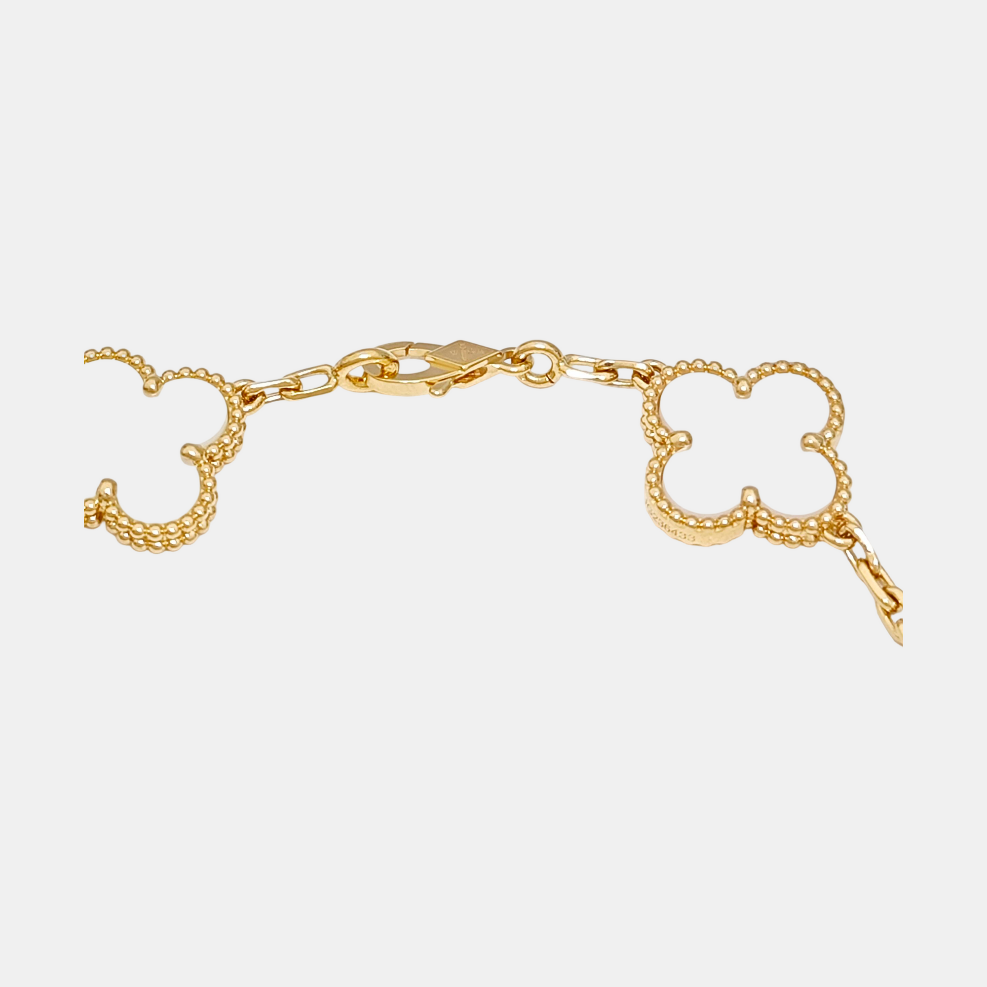 Vintage Alhambra 18k Gold Bracelet