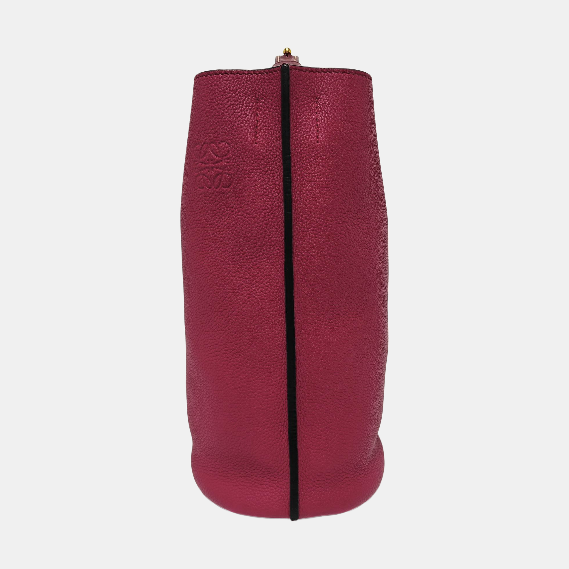 Authenticated pre-owned  Gate Calfskin Red - Bucket Bag at Looply