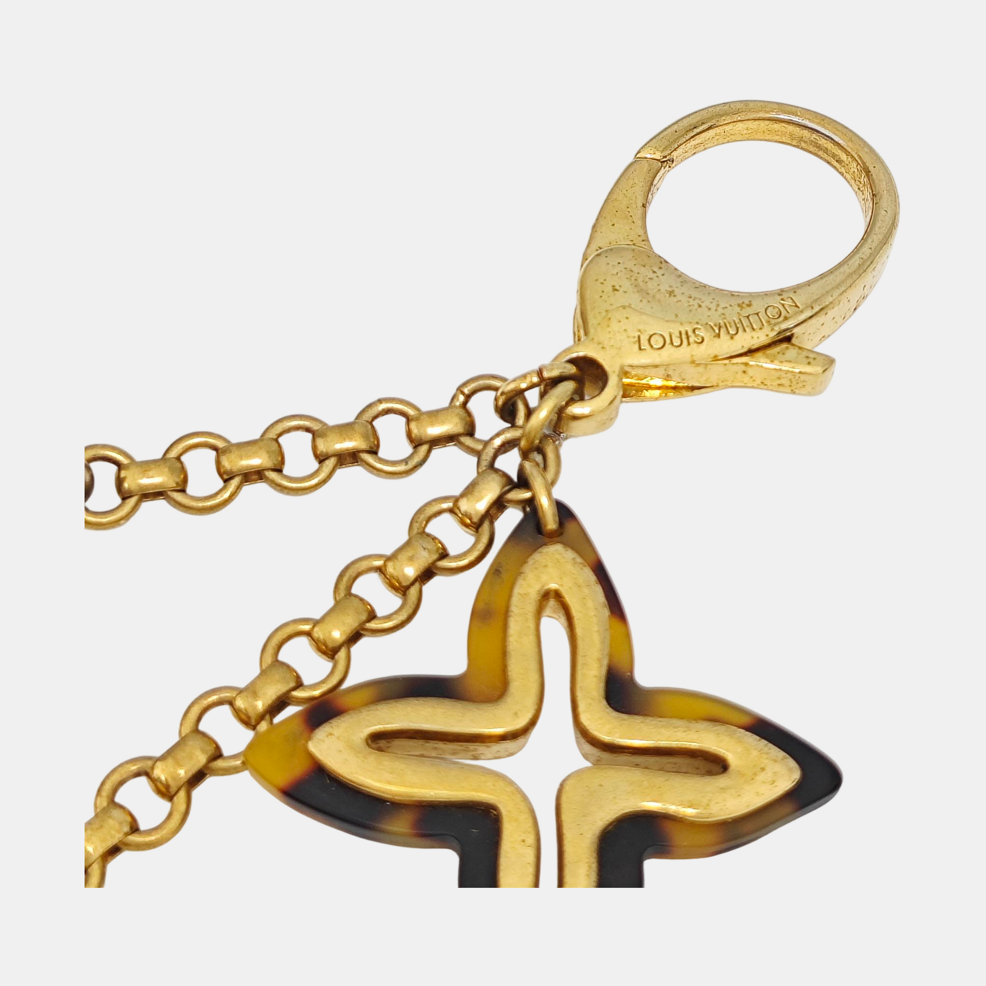 Metal Bag Charm Gold
