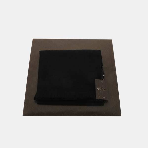 Wool Scarf Black