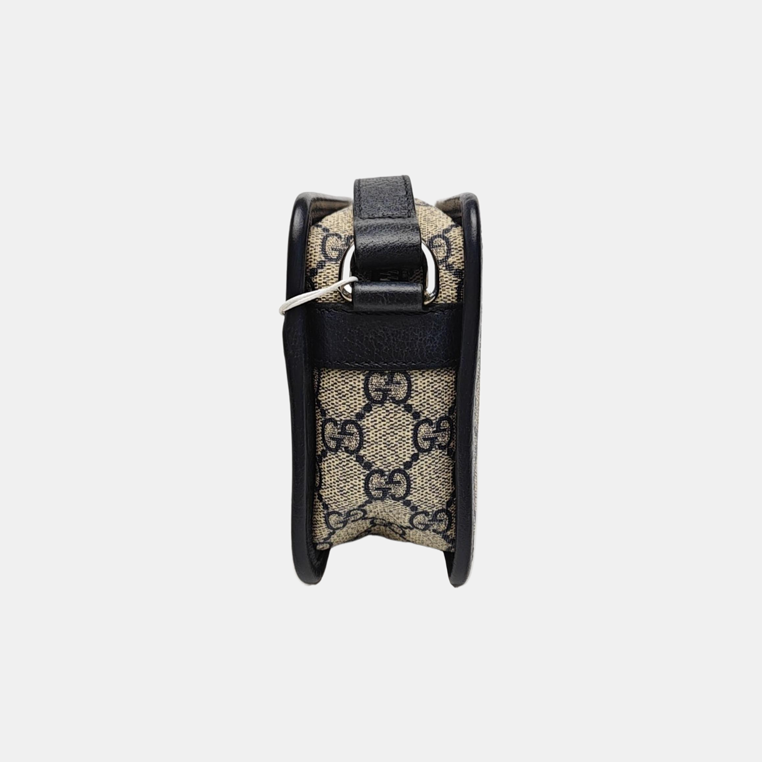 GG Supreme Mini Monogram Coated Canvas Beige