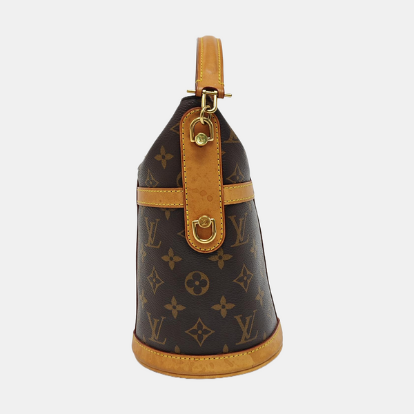DUFFLE Monogram Coated Canvas Brown