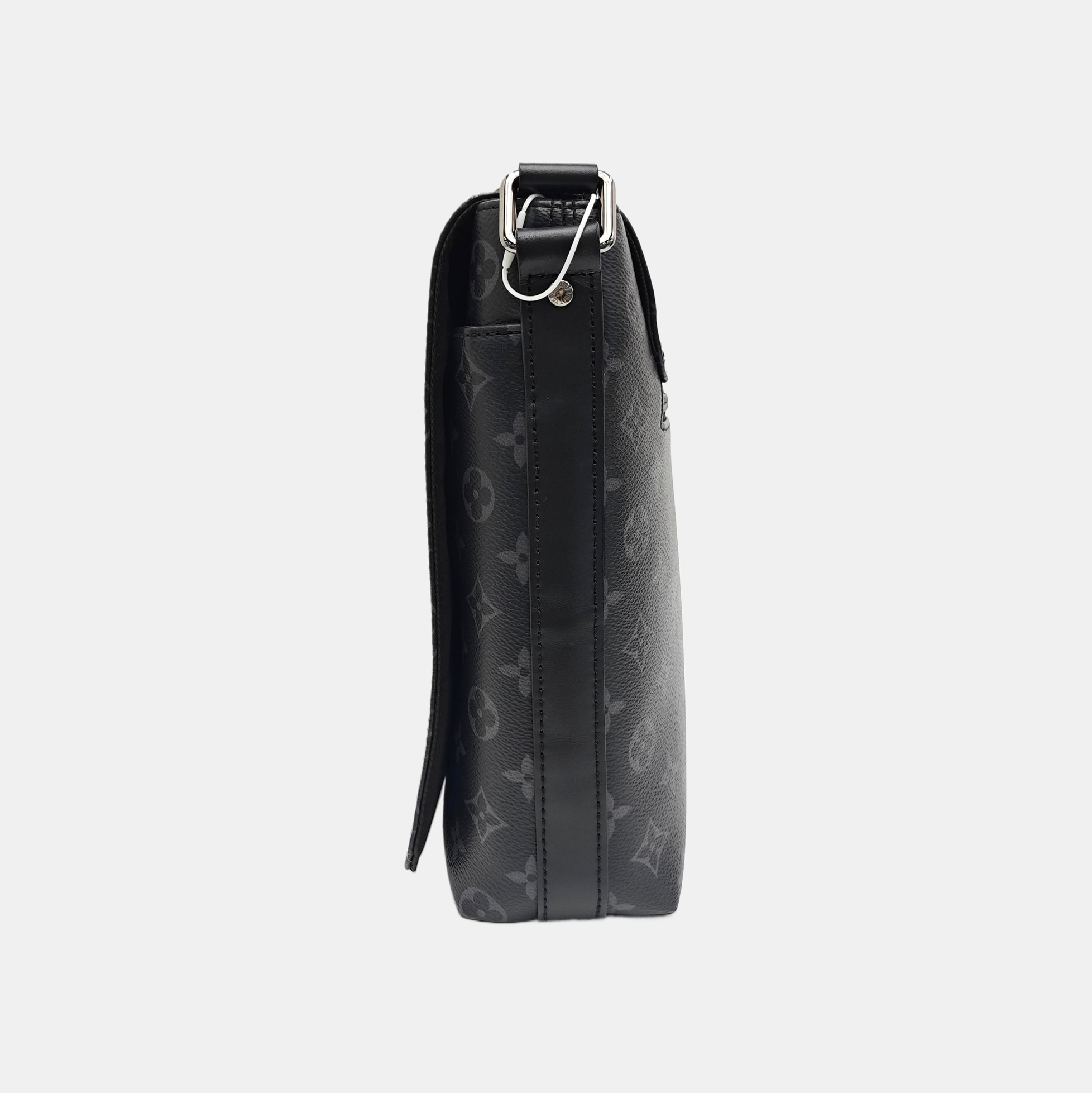 DISTRICT MM Monogram Coated Canvas Black