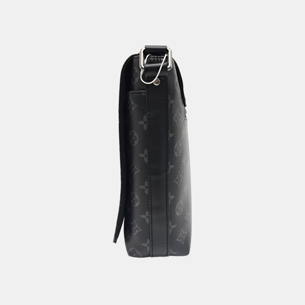 DISTRICT MM Monogram Coated Canvas Black