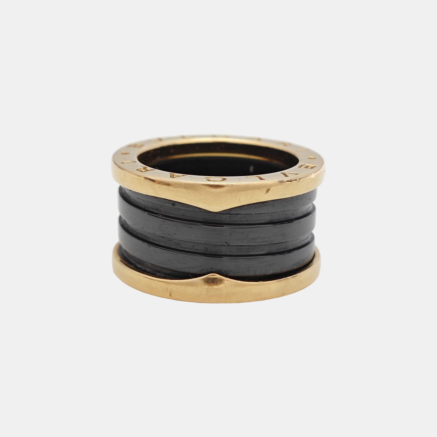 B.ZERO1 18k Rose Gold Ring EU 51