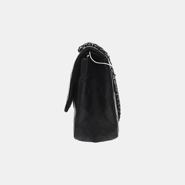 2.55 227 (jumbo) Quilted Vintage Calf Black