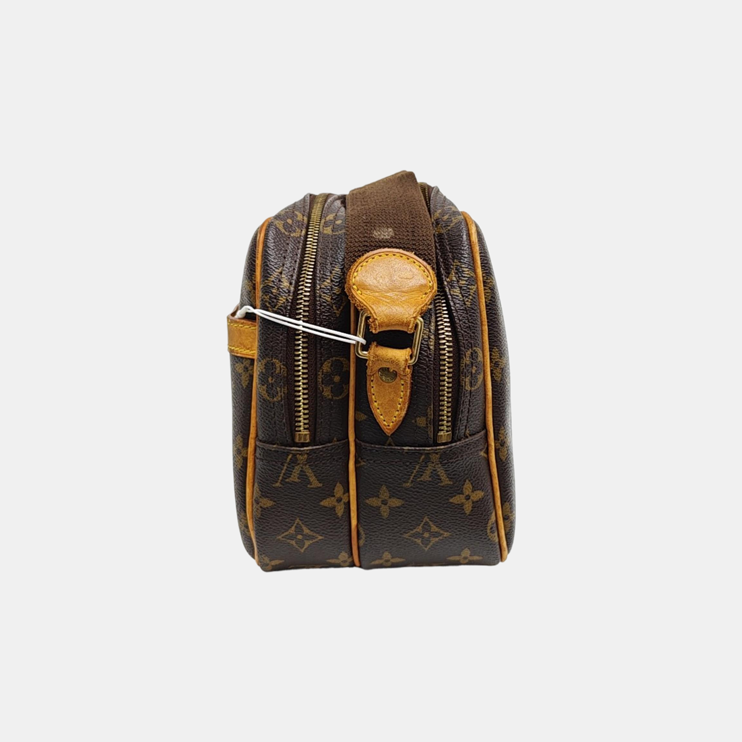REPORTER Monogram Coated Canvas Brown