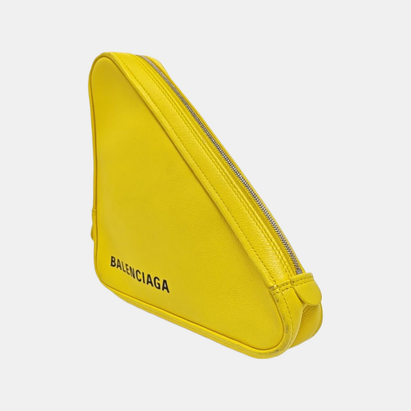 Triangle Calfskin Yellow