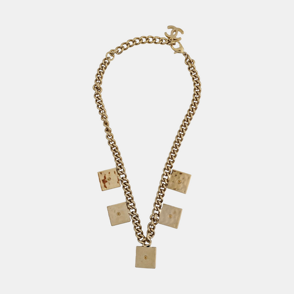 Metal Beige Necklace