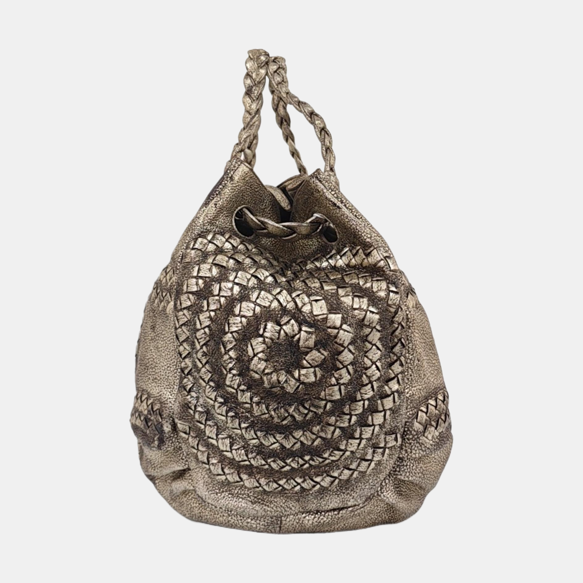 Calfskin Tote Bag Gold