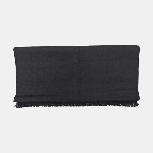 Wool Scarf Black