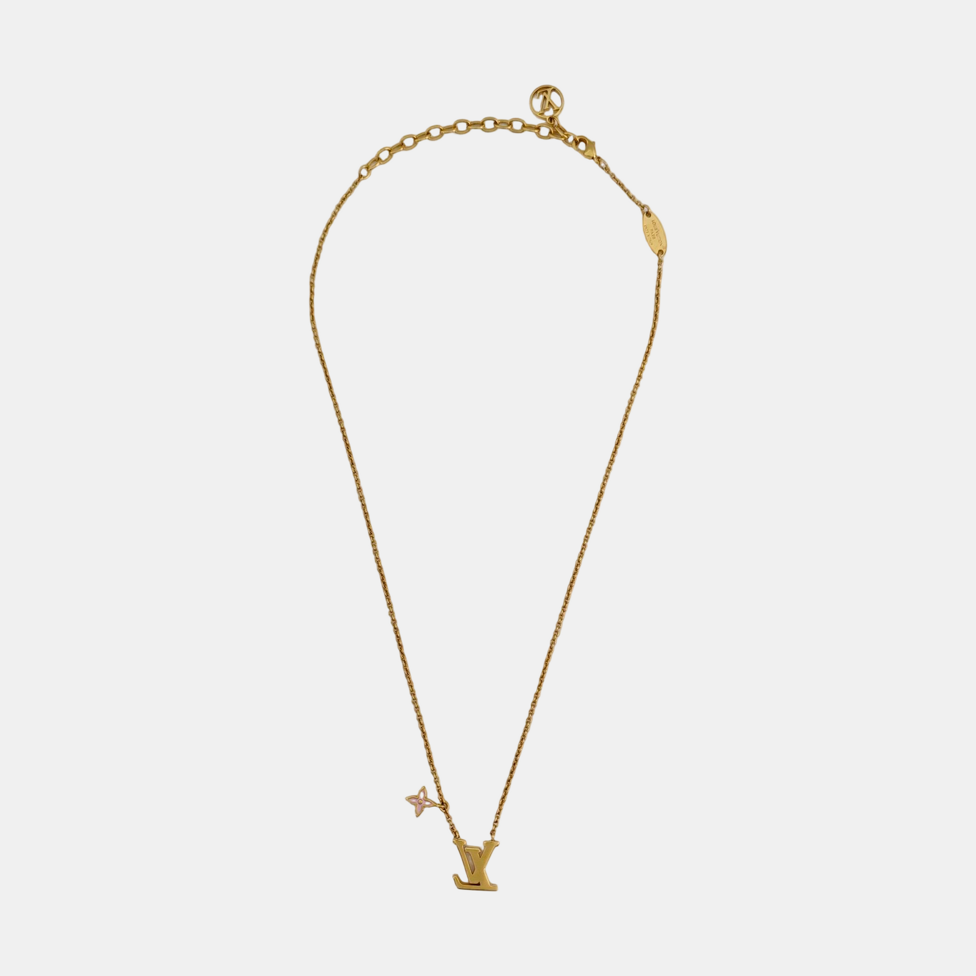 LV ICONIC Metal Gold Necklace