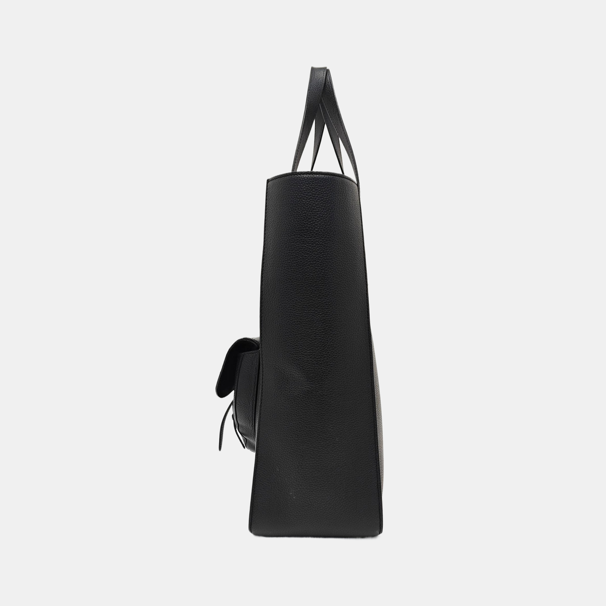 Calfskin Tote Bag Black