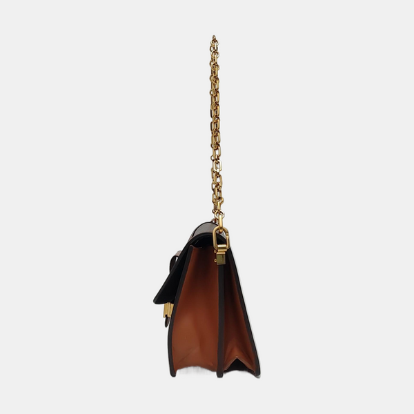 DAUPHINE MM Monogram Coated Canvas Brown