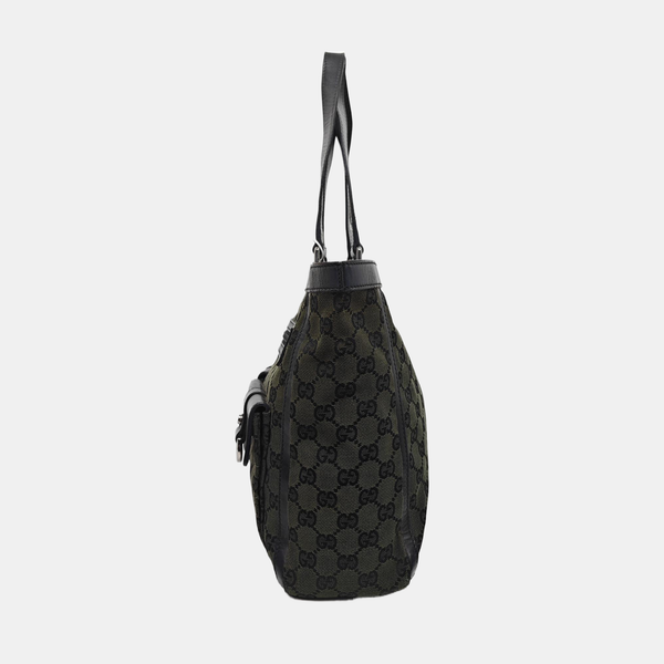 GG Imprime Monogram Canvas Green