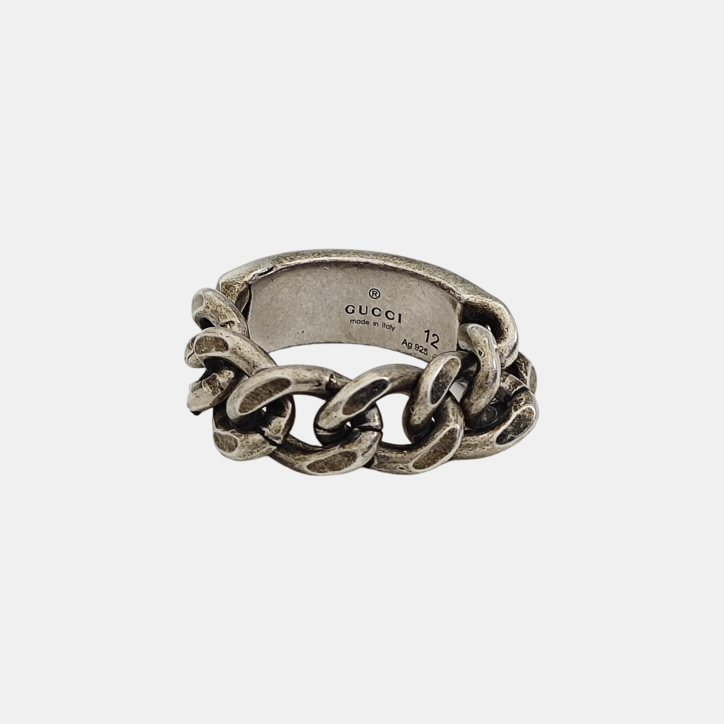 925 Sterling Silver Ring EU 52