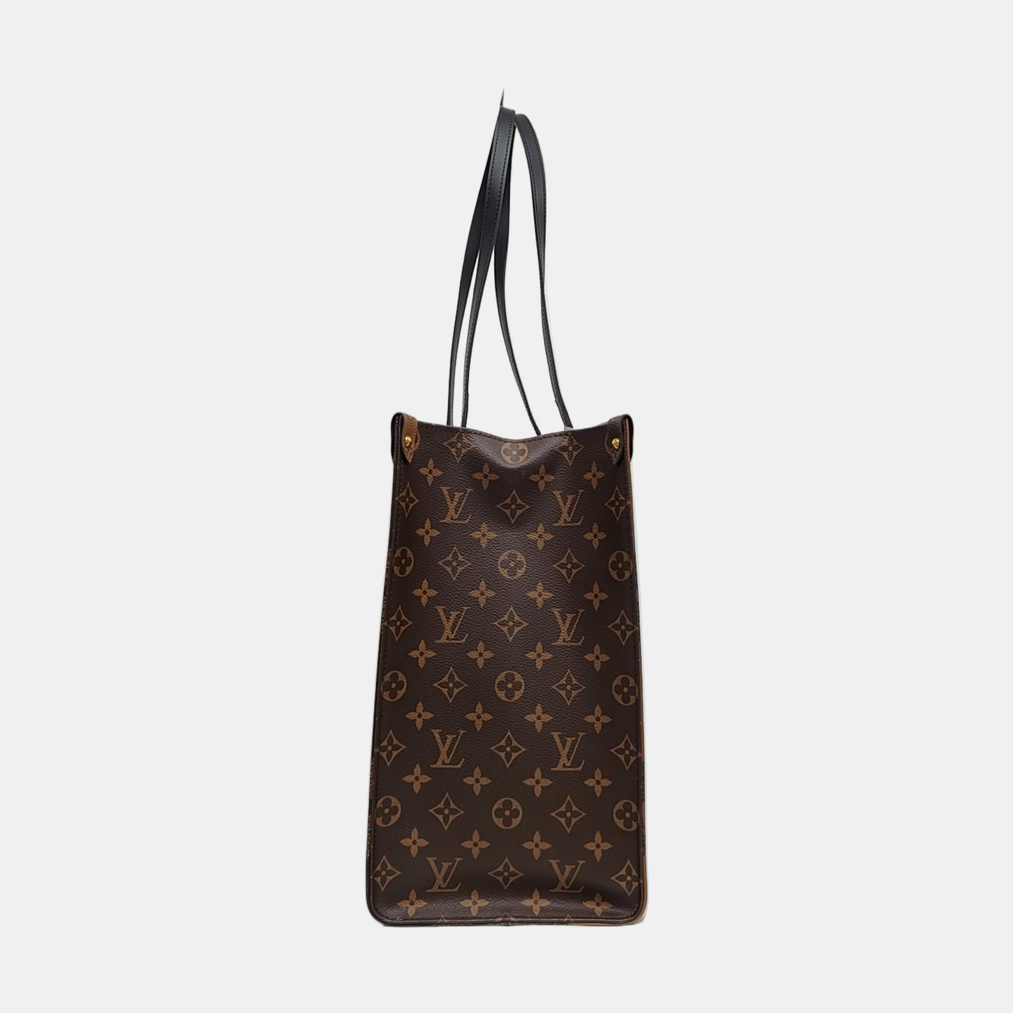 ONTHEGO GM Monogram Coated Canvas Brown