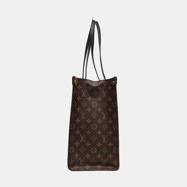 ONTHEGO GM Monogram Coated Canvas Brown