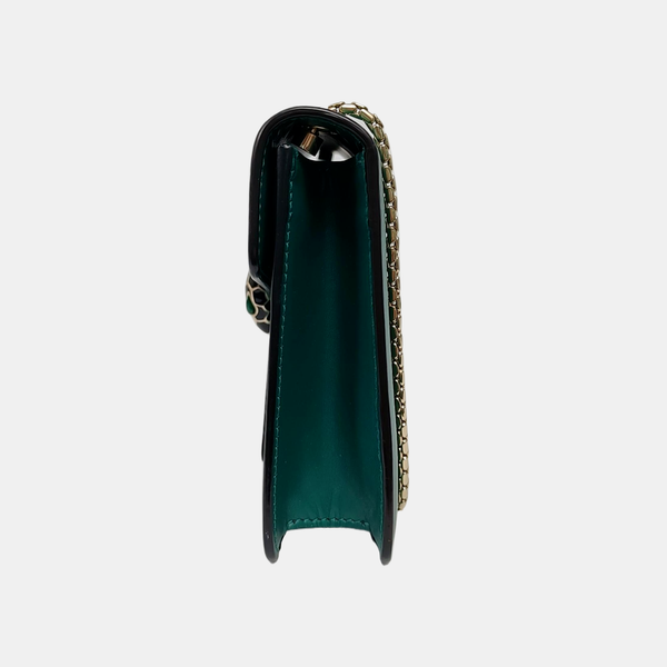 SERPENTI FOREVER Small Calfskin Green
