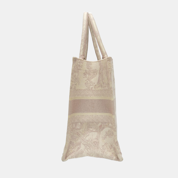 Book Tote Medium Canvas Pink