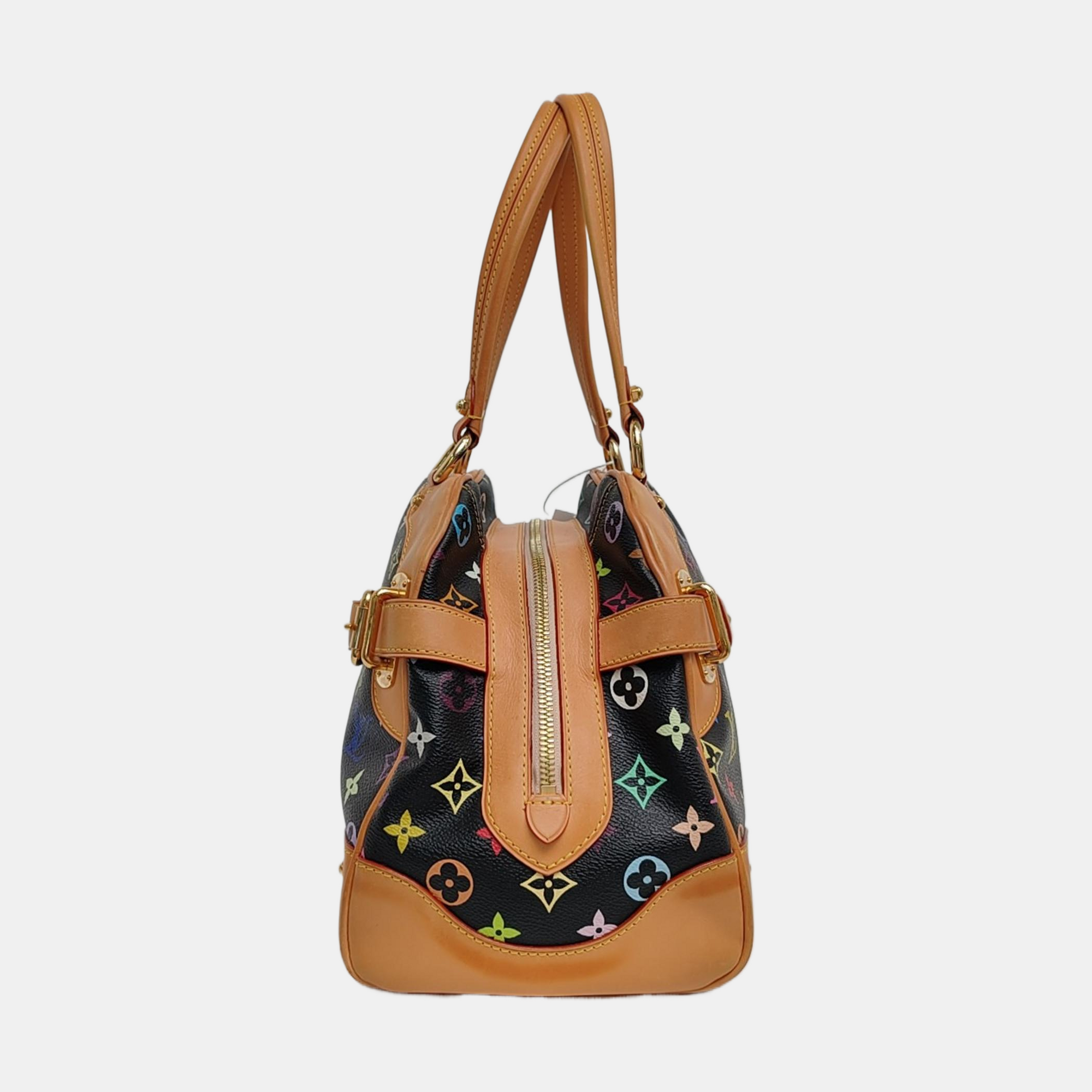 CLAUDIA Monogram Coated Canvas Black