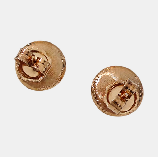 18k Rose Gold Stud Earrings