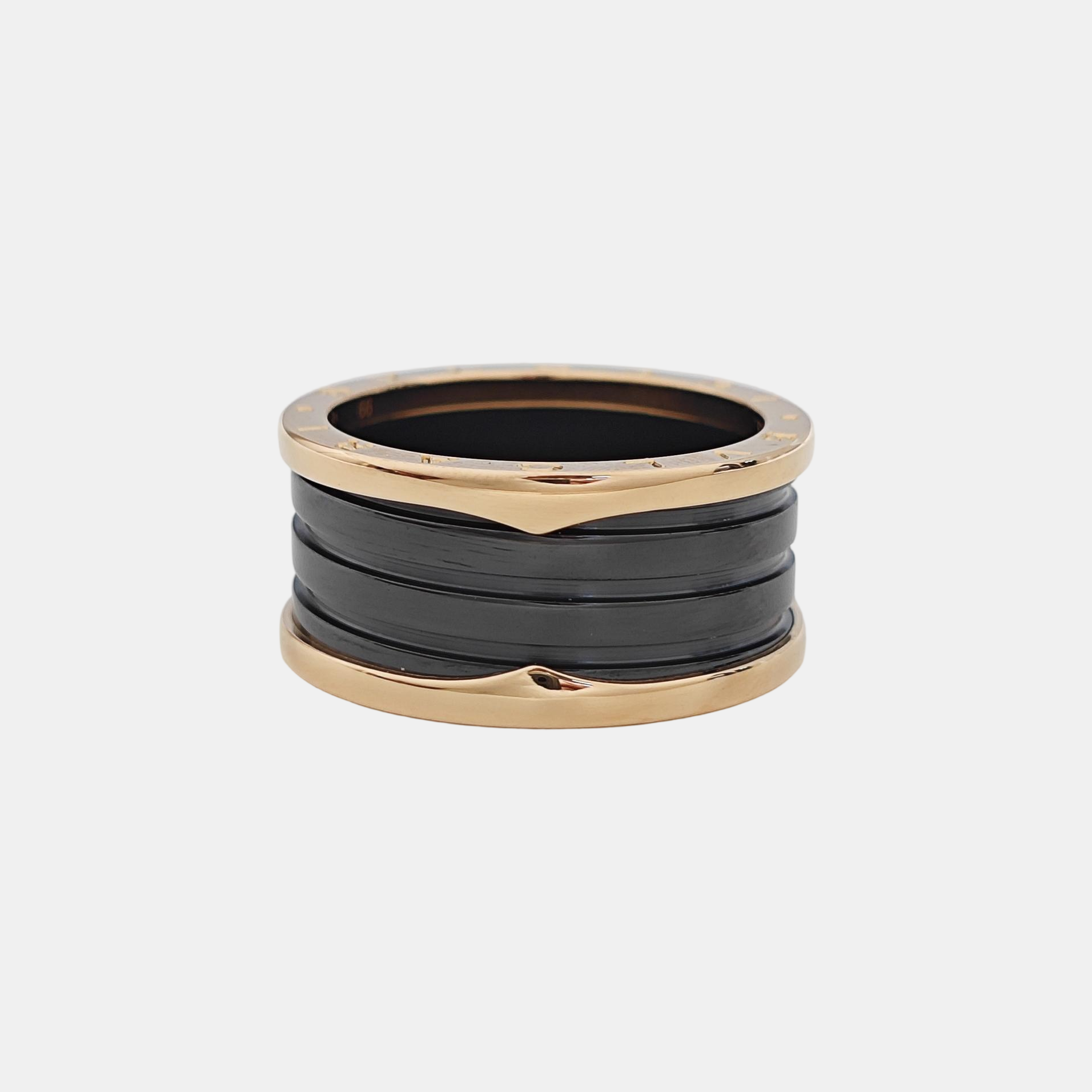B.ZERO1 18k Rose Gold Ring EU 66