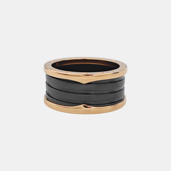 B.ZERO1 18k Rose Gold Ring EU 66