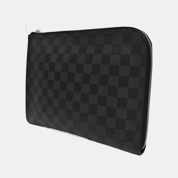 Pochette Jour PM Damier Graphite Coated Canvas Gray
