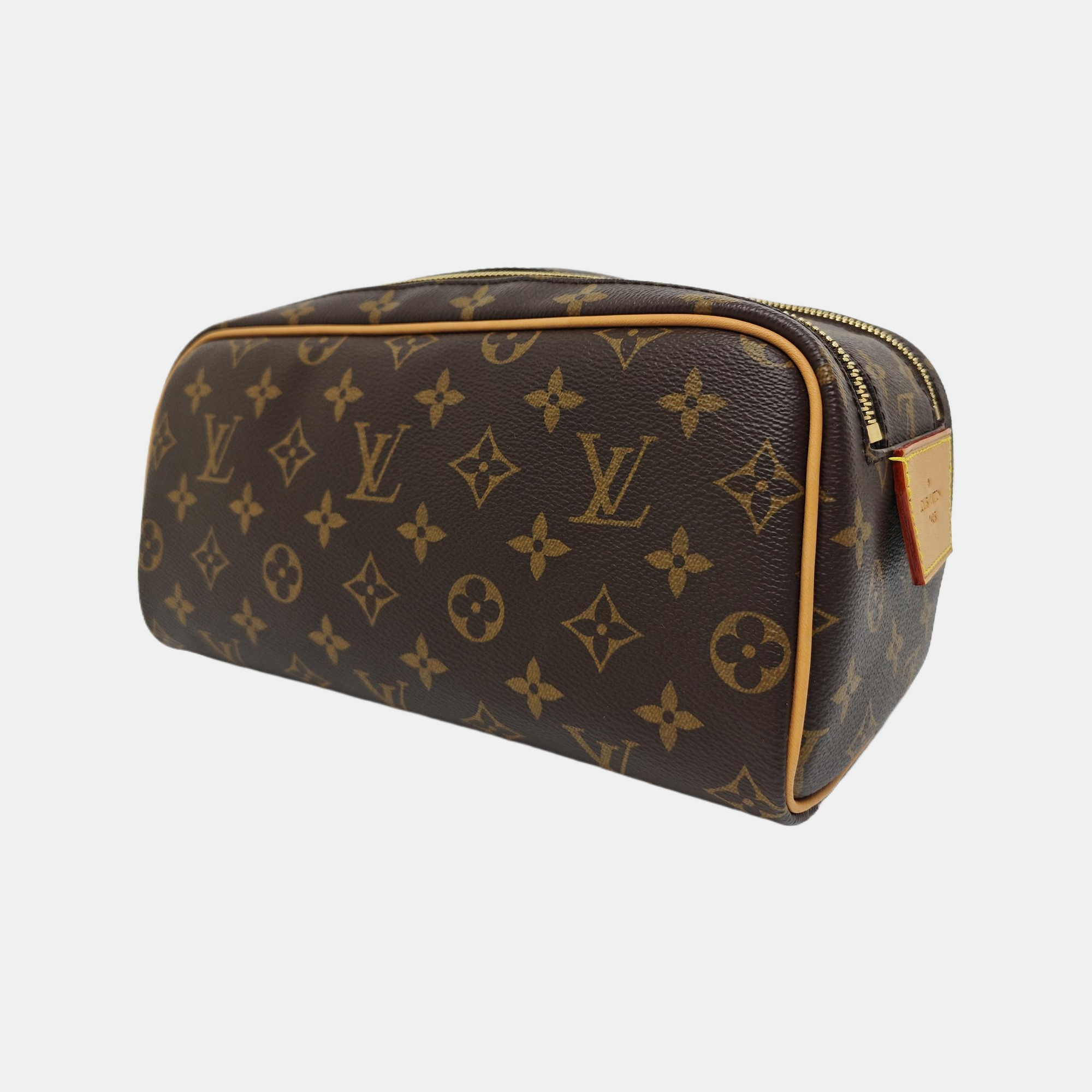 DOPP Monogram Coated Canvas Brown