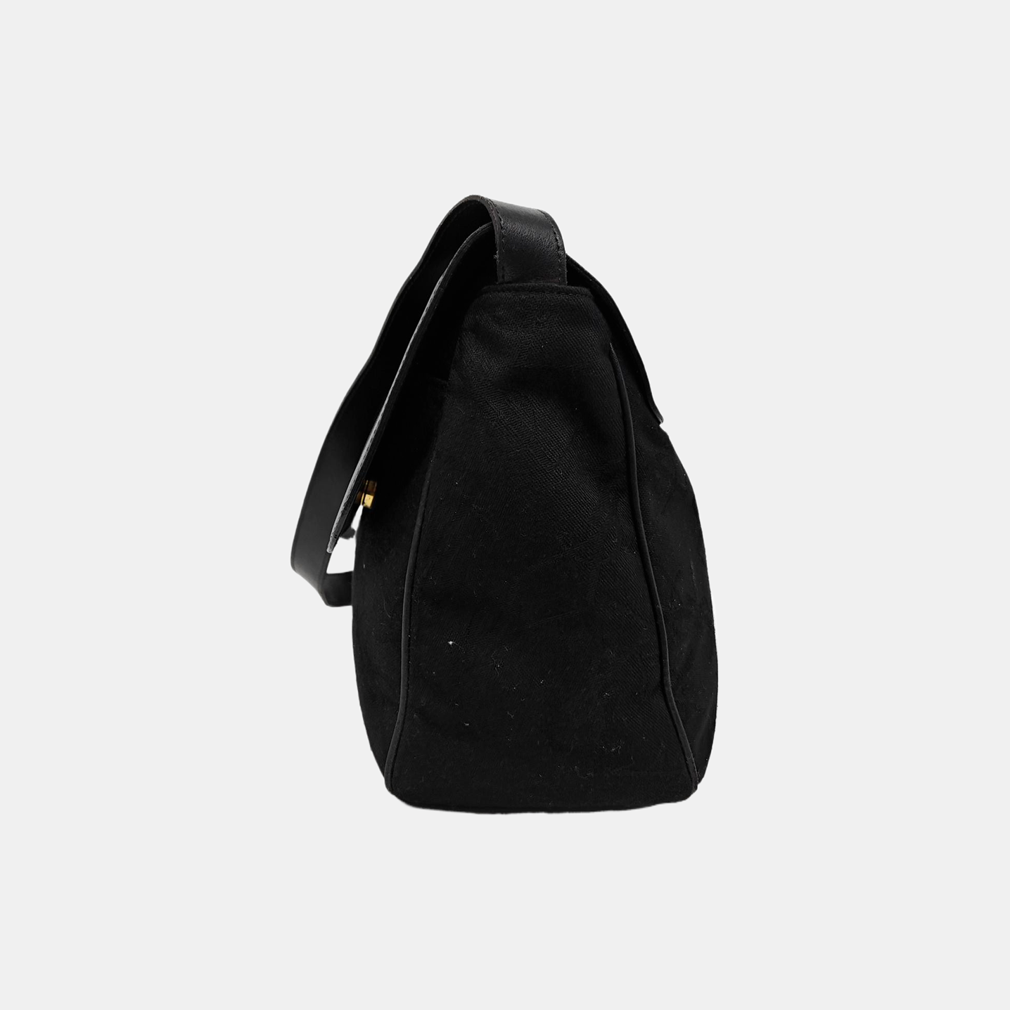 Canvas Shoulder Bag Black