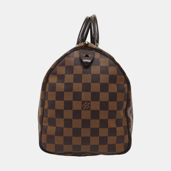 SPEEDY 30 Damier Ebene Coated Canvas Brown