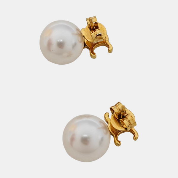 Metal Gold Stud Earrings