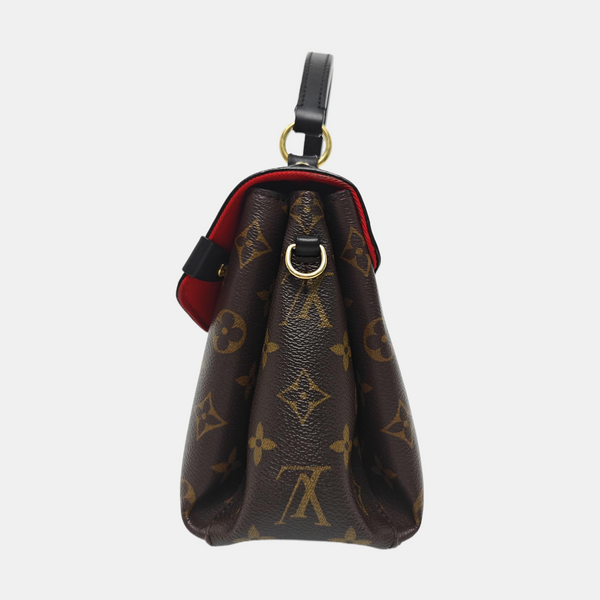 GEORGES BB Monogram Coated Canvas Brown