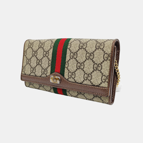 Ophidia Mini Monogram Coated Canvas Beige
