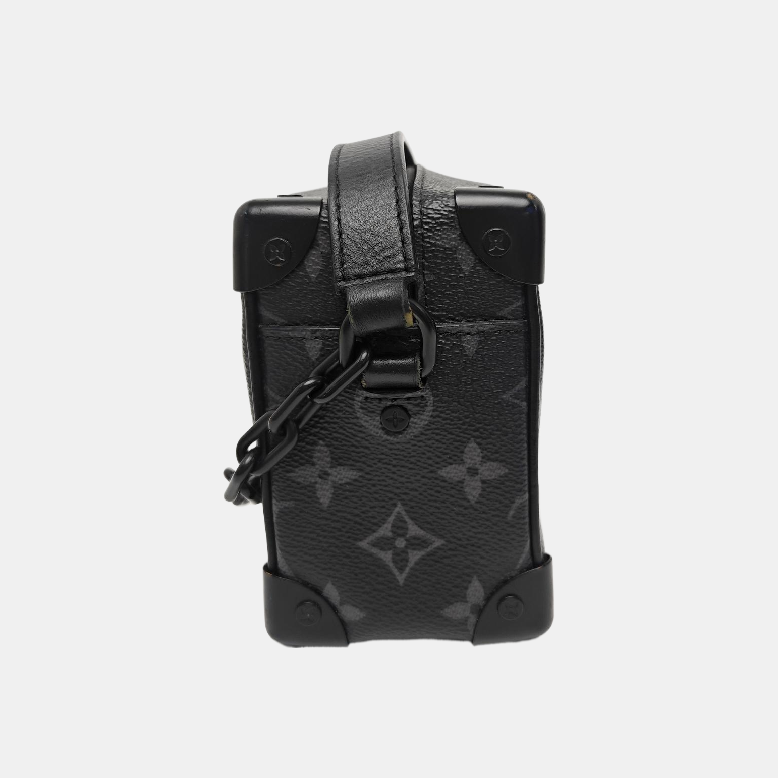 SOFT TRUNK Mini Monogram Coated Canvas Black