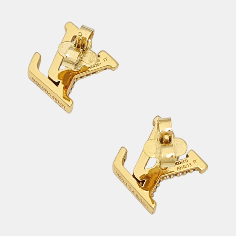 Metal Gold Stud Earrings