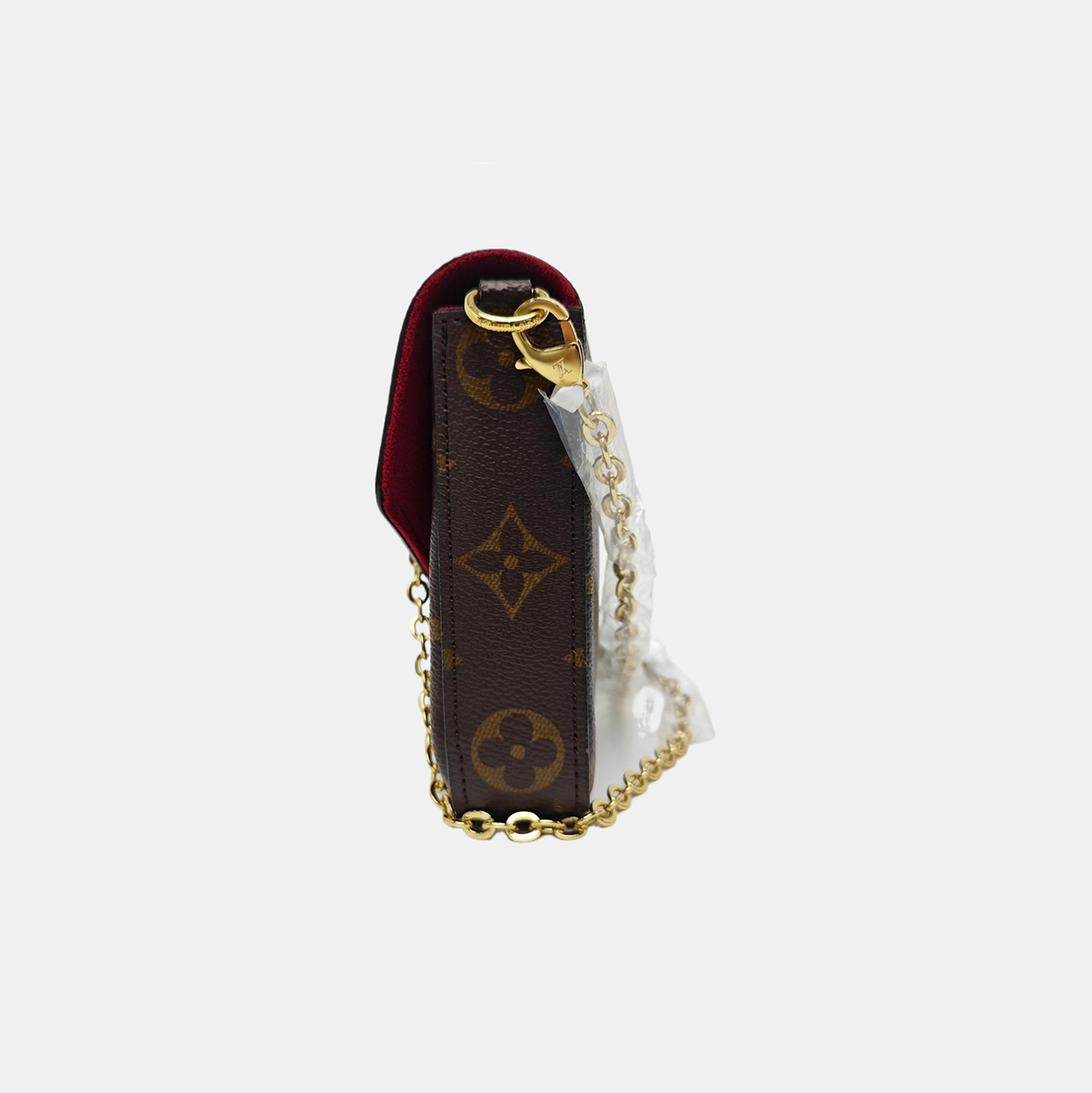 FÉLICIE Monogram Coated Canvas Brown