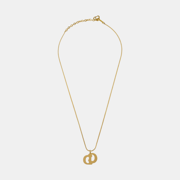 Petit CD Metal Gold Necklace