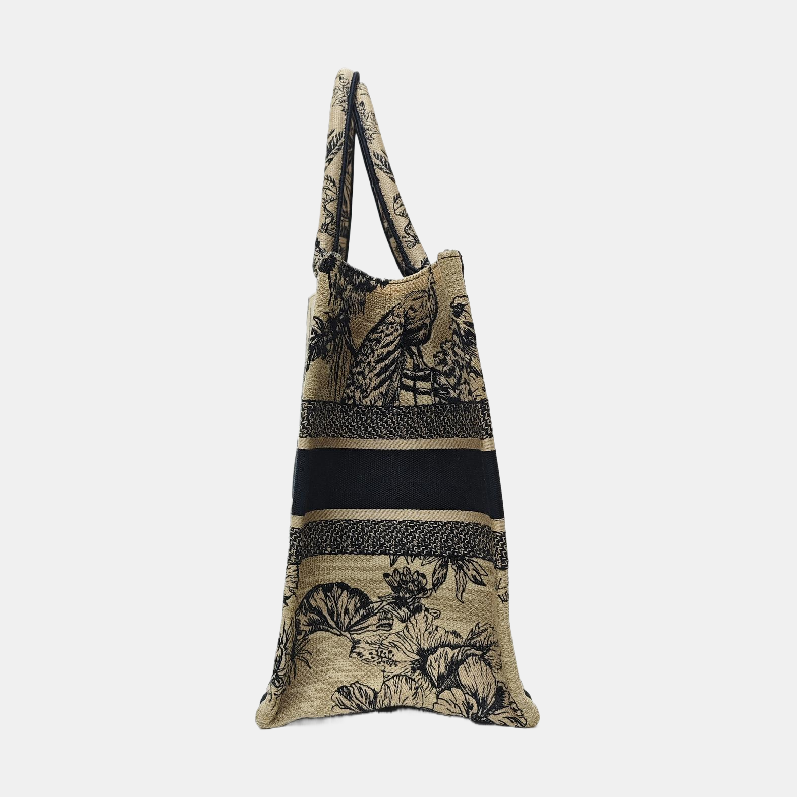 Book Tote Medium Canvas Beige