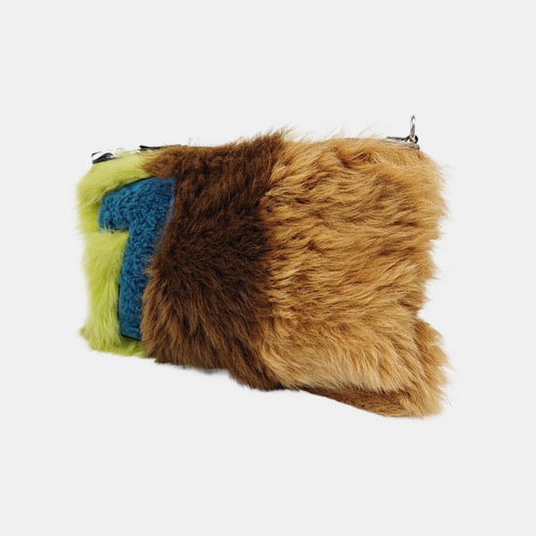Fur Clutch Multicolor