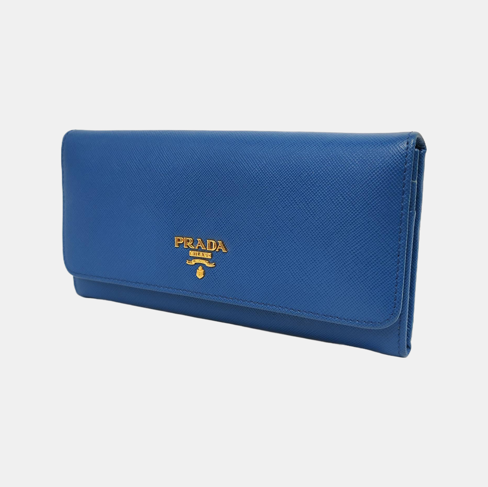 Leather Wallet Blue