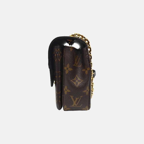 MARCEAU Monogram Coated Canvas Brown